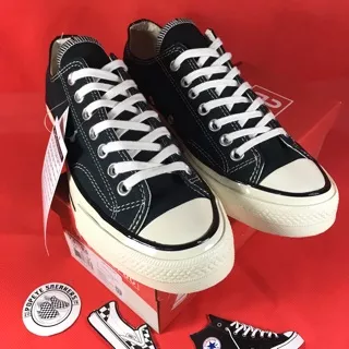 CONVERSE ALLSTAR CHUCK TAYLOR 70s BLACK WHITE Low