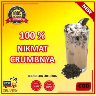 Topping Donat Bubuk Oreo Crumb Kasar 500 Gr Black Cookies Crumb Mirip Oreo Premium Best Quality