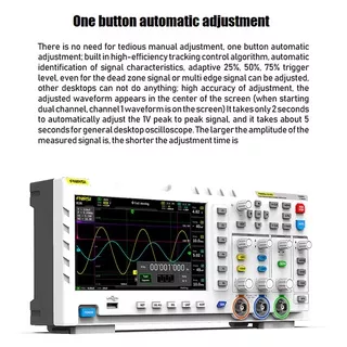 Osiloskop Digital 100mhz 1gsa / Sampling Rate 1014d 7 Inch 2 Channel