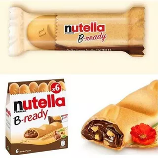 Nutella Bready (Biscuit Import) 1Pax isi 6Pcs PROMO!