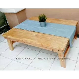 Meja kayu lipat Extra Besar Lesehan Meja Tamu Meja Makan