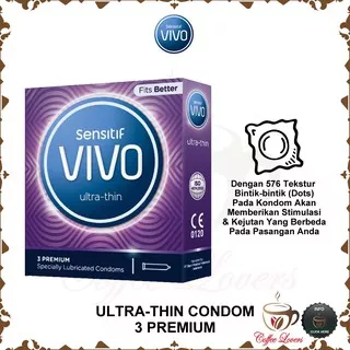 VIVO Ultra Thin - Kondom Condom (Lebih Tipis) alat kontrasepsi - Dijamin Privasi!