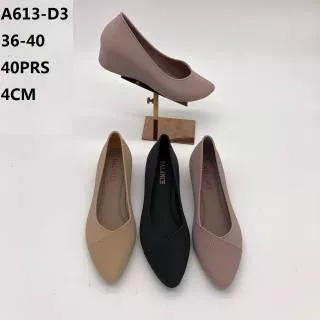 Sepatu wanita Balance 613-D3/sepatu wanita wedges jelly Coklat,Hitam,Peach