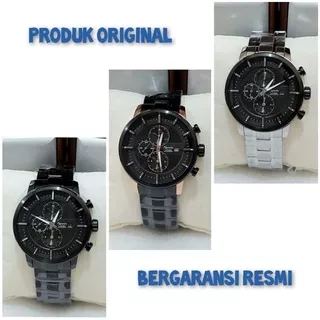 Alexandre Christie Pria AC 6323 Jam Tangan Pria Alexander Christie Black Original