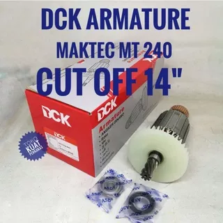 Armature DCK angker Maktec MT 240 mesin cut off 14 potong besi