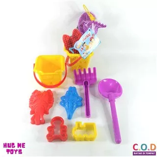 Mainan Ember Pasir Pantai Beach Toys Tool Mainan Pantai Anak Laki Perempuan TM273