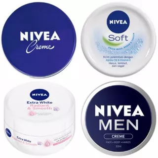NIVEA Soft Cream & Moisturizer 25 | 50 | 100 | Extra White Nivea Men Creme 30 75