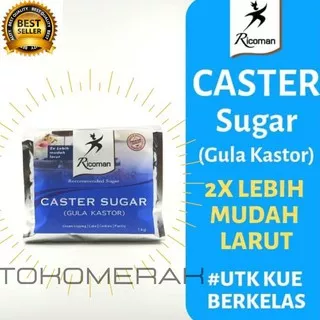Favorit] Hot Sale Gula Kastor / Caster Sugar Ricoman 1 Kg / Castor Sugar Powder