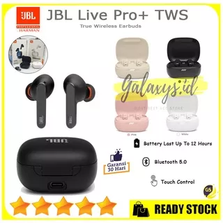 Headset Bluetooth Wireless  Earphone Earbuds JBL Live Pro Plus TWS True Pure Bass LivePro Plus Pro +