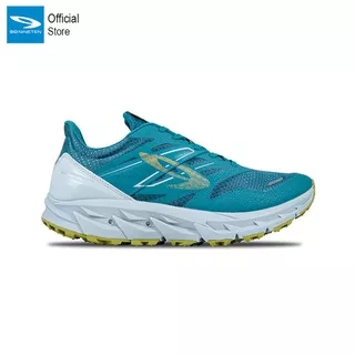 910 Nineten YUZA EVO Sepatu Trail Running - Hijau/Abu-Abu/Emas