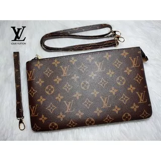 Handbag clutch Tas Tangan kulit Branded Import Cowok Cewek LV Louis Vuitton Pria Wanita Murah