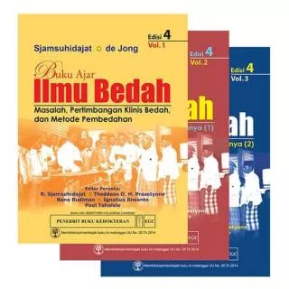 Buku ajar ilmu bedah vol 1 2 dan 3 edisi 4 de jong