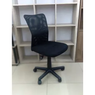 Kursi Kantor cotton black hitam kursi kerja kursi belajar kursi staff kursi manager kursi hidrolik kursi siswa kursi guru kursi anak kursi sekolah