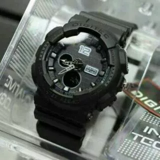 Jam Tangan Pria Digitec DG-2091T Original Full Black