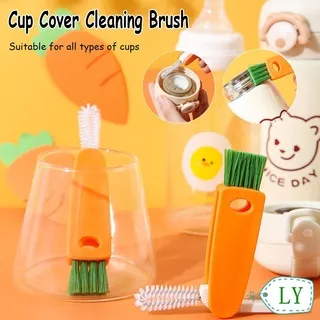 LY New Cup Cover Cleaning Brush Groove Gap Milk Bottle Cleaner Cleaning Tool Lunch Box Thermos Cup Dust Removal Multifunctional Home Kitchen Rubber Ring/Multicolor