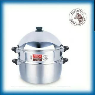 ZEBRA STEAMING SET 26 CM | Panci Kukus 26 cm STAINLESS STEEL SUS 304