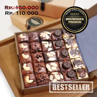 Brownies - Brownies Premium - Brownies Termurah - Brownies coklat - Brownies Keju - Mix