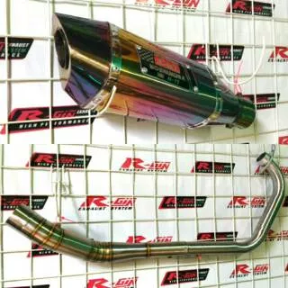 Knalpot Racing Yoshimura R11 Pelangi Rainbow New Vixion R NVA NVL R15 New VVA V1 V2 V3 Las Cacing