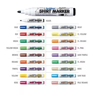 Artline Shirt Marker Spidol Kain Kaos 2.0 / Fabric Marker