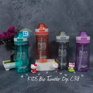 KIDS Bio Tumbler MCI 650ml Dgs C38 | Tumbler Bioglass Mini MCI Food Grade BPA Free
