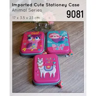 BAGTASTIC! Tempat Pensil Jumbo Unicorn lucu IMPORTED SMIGGLE ALIKE PENCIL CASE - 9081