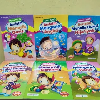 Buku Materi PAUD Lingkar Media  Belajar Mengenal Huruf Angka dan Melatih Kreativitas untuk Anak PAUD dan Pra SD Ukuran Besar Best Seller