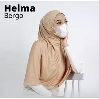 Helma Bergo Hijab Instan Kerudung Instan kala pandemi bisa cantolin masker
