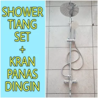 Shower Tiang Set Panas Dingin Shower Column Kran Panas Dingin Minimalis Shower Coloumn Keran