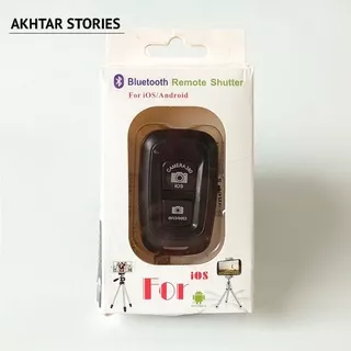 Bluetooth Remote Shutter Android Dan IOS / Tomsis / Tombol Camera Bluetooth Android iPhone