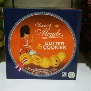 Monde butter cookies 227gr kaleng / Monde Biskuit