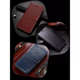 Leather Flip Case Vivo Y51 2020 Casing Flipcover Kulit Vivo Y 51
