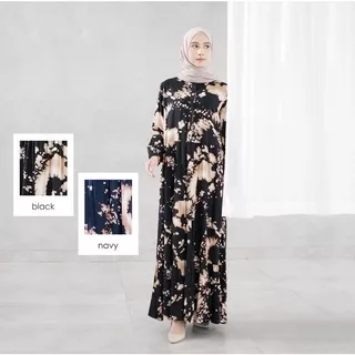 Gamis Abstrak Gamis Katun Rayon Adem - Homey Dress by Shafea The Label | Simple dan Elegan !