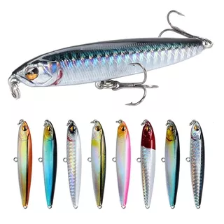 Shengyao 1Pcs Sinking Pencil Minnow Umpan Pancing 14g/18g Swimbait Fishing Lure Ikan Bass Bait Kail Memancing