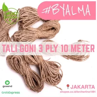 TALI KARUNG GONI - TALI 3 PLY - 2 MM - 10 METER