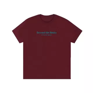 T-shirt beyond the limits of human ability maroon