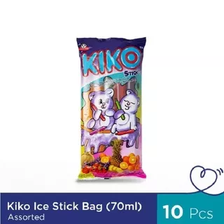 Kiko Ice Stick Assorted 10 x 70 ml - Es Stik Kiko 700 ml