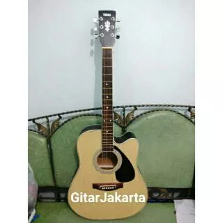 Gitar Akustik Merk Yamaha Warna Natural Doff Tipe F1000 TRUSROD Jakarta Murah