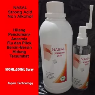 Nasal Spray Strong Acid Anosmia Flu Pilek Anti Virus Bakteri Japan Technology