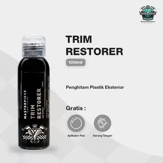 Masterpiece Trim Restorer | Obat Penghitam Plastik Mobil not Silikon