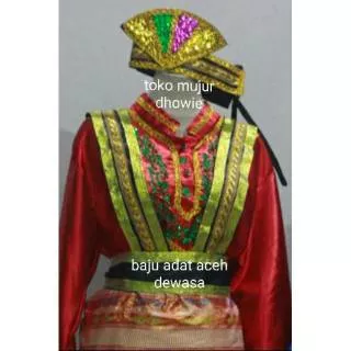 Baju Aceh Dewasa # Baju Adat Aceh Dewasa # Baju Tari Saman #Bajutariadattradisional