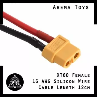 XT60 Battery Female Connector Plug Cable Silicon Wire 16AWG 16 AWG