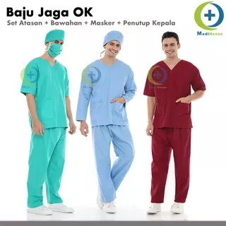 BAJU OK SET BAJU SERAGAM OKA BAJU JAGA OPERASI UNISEX S M L XL