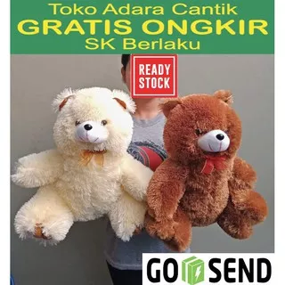 Boneka Jumbo Teddy Bear 40 cm Cantik Imut Lucu Untuk Hadiah Kado Koleksi Bahan Halus Lembut