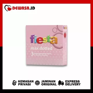 Fiesta Kondom Max Dotted – 3 Pcs