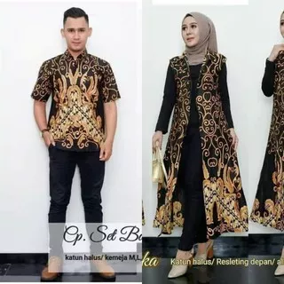 Couple Longcardi Baju Batik Couple Outer Sarimbit Longcardy Outer Batik Jumbo