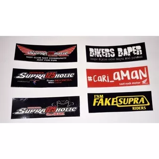 Stiker Motor/ Stiker Supra holic 125