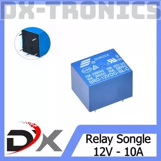 Relay Songle 12V 10A SRD-12VDC-SL-C 5 PIN 5P