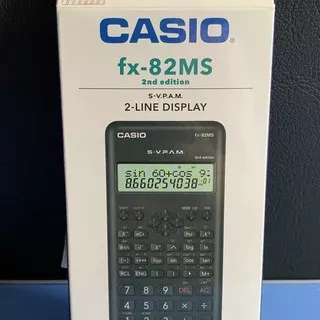 Calculator Original Casio FX-82MS Scientific Kalkulator Ilmiah FX 82 MS FX82MS 2nd Edition