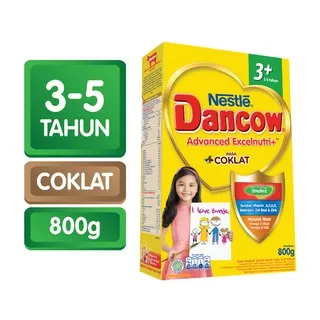 [800 Gram] SUSU DANCOW 3+ RASA VANILLA, MADU, COKELAT LENGKAP 800 GR