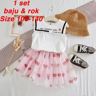 (LOCHIC) BS-71 STELAN ANAK IMPORT I AM DANSO GIRL/I CAN FLY SIZE 100-140